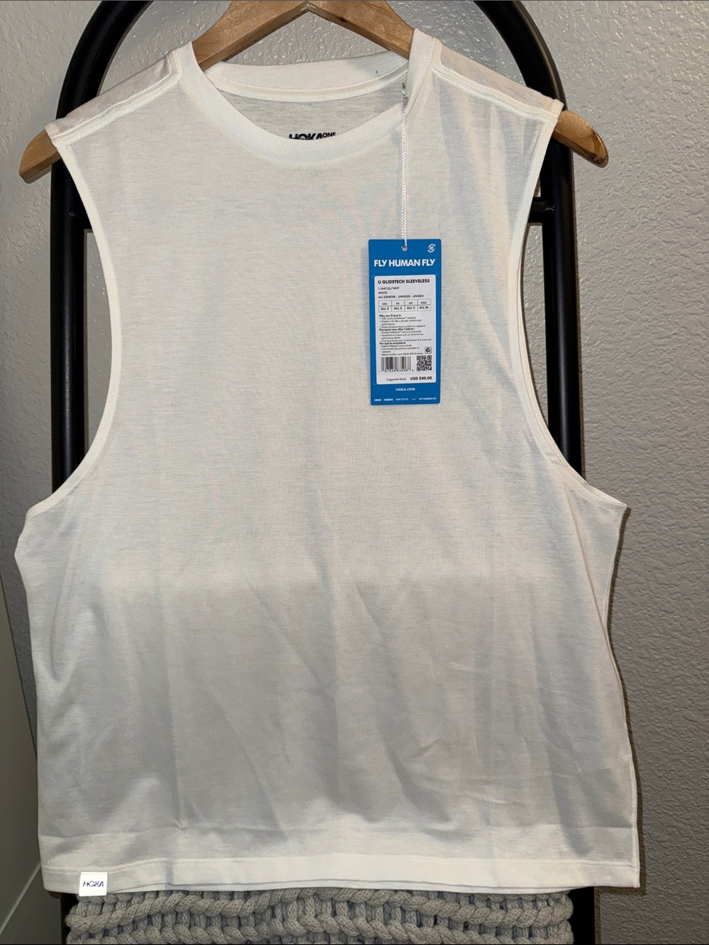 HOKA GlideTech Sleeveless activewear tank top